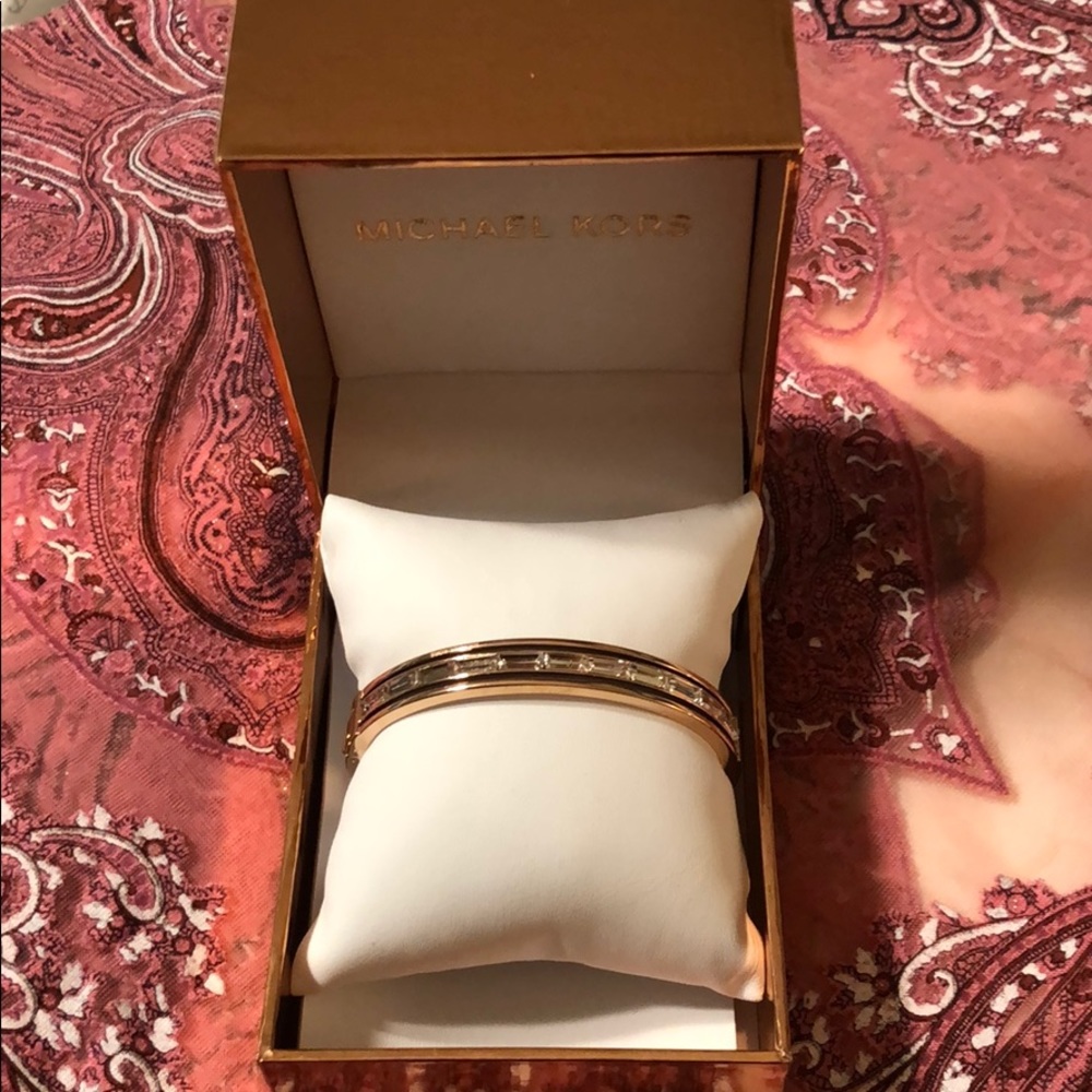 Michael Kors rose gold bracelet